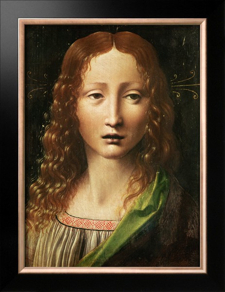 Head Of The Saviour - Leonardo Da Vinci Painting